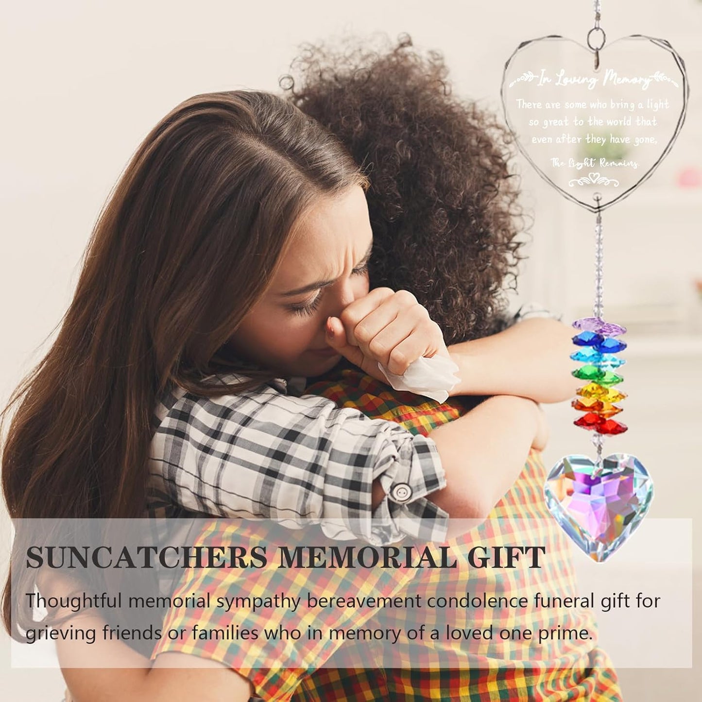 Memorial Gifts, K9 Suncatcher Sympathy Gifts for Loss of Loved One, Bereavement Gift Idea for Loss, Sympathy Memorial Gifts for Loss of Mom Dad, Grief Gifts for Funeral Bereavement Daily Remembrance