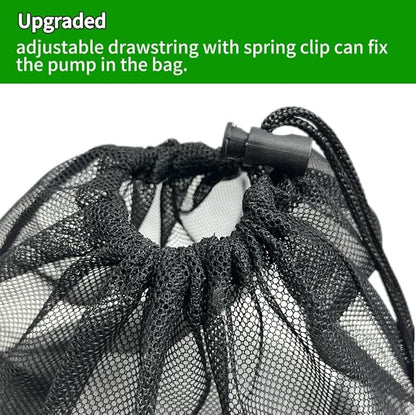 24" x 26" Pond Pump Cover Filter Bag, Black Media Bag Large Pump Mesh Bag for Outdoor Water Ponds Filters, Water Filter Pump, Outdoor Ponds, Garden, Swimming Pool (1, 24" x 26")