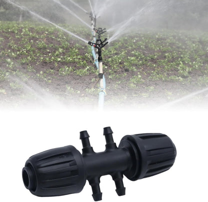 20 PCS Barbed Tee Irrigation Fittings 1/2 Inch to 1/4 Inch Drip-proof Fitting for Irrigation Pipe (1/2 inch to 1/4 inch Barbed six-way)