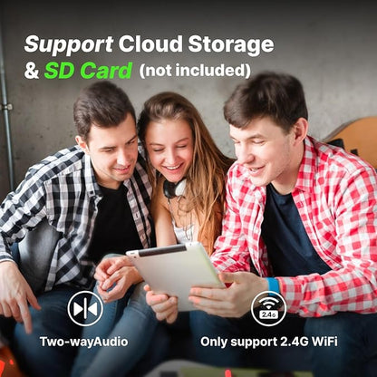 Smart Birdhouse with 2K HD Camera, Solar Powered & Battery, Night Vision, AI Bird Identification, Real-Time Alerts, APP Control, Outdoor Wooden Bird House, Ideal Gift for Bird Lovers