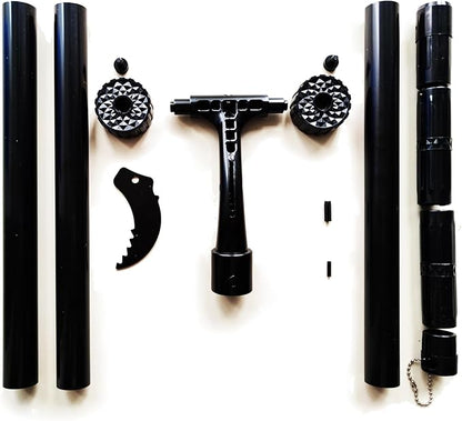 Crevice Weeding Tool with Wheel,Adjustable Handle Length, Allowing for Effortless clearing of Weeds in Corners.