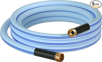 Atlantic Heavy Duty Garden Hose 20 ft x 5/8 Inch Blue Color Durable Water Hose (20 Feet)