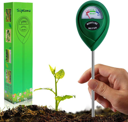 Suplong Soil Moisture Meter for Plants - Indoor/Outdoor Plant Water Meter, No Batteries, Accurate Soil Tester for Garden, Farm, Cactus & Succulents (Green)