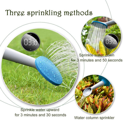 XXXFLOWER 1.5 Gallon Blue Watering Can Outdoor Garden Flower Plant, Lightweight 6 L Water Cans with Detachable Nozzle Watering Pot for Office House Garden