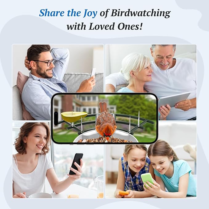 Smart Bird Feeder with Camera, 2K HD AI Identify Birds Species, Bi rd Watching Camera with Solar Panel, Instant Notifications, Ideal Present for Bird Lover, Dark Green