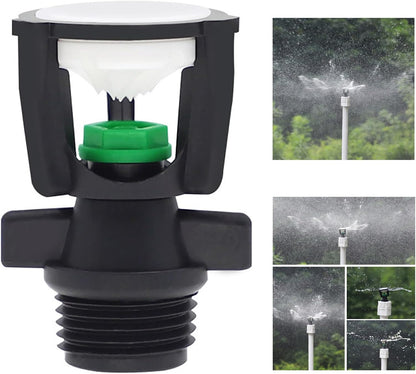 Low Flow Wobbler Sprinkler, Spray Diameter of 35 to 40 Feet, 1/2 Inch Male Pipe Thread（Green）