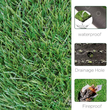ALTRUISTIC Realistic Pet Artificial Grass for Dogs Indooor Outdoor Decor, 70 oz Extra-Heavy & Thick Garden Lawn Landscape Synthetic Grass Turf, Fake GrassTurf Mat Rug