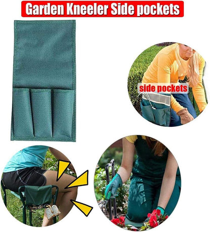 Garden Kneeler Side Bag Foldable Gardening Pocket Stools Cloth Bag Convenient Work Easy Install Lightweight Carry, Foldable Garden Tool Pocket Stools Cloth Bag, Gardening Tool, Only Poctet