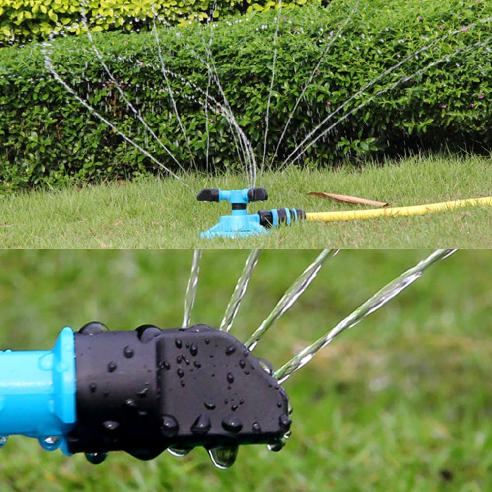 Lawn Sprinkler Automatic Garden Water Sprinklers Lawn Irrigation System Large Area Coverage Rotation 360 Degree