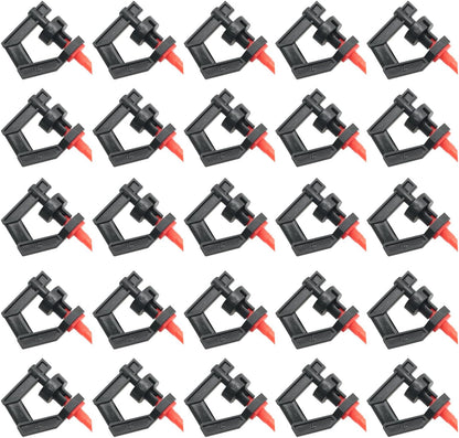 25PCS G Type 360 Degree Micro Rotating Tripod Nozzle Auto Rotating Greenhouse Watering Misting Nozzle For Fruit Trees Shrubs Flowers Garden Irrigation