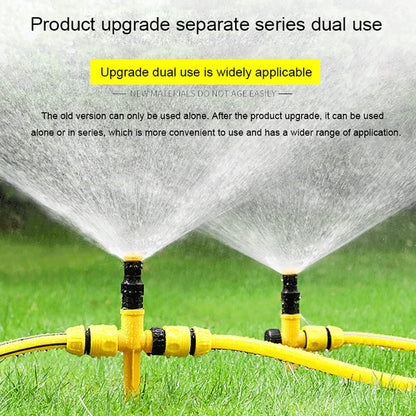 360° Rotation Auto Irrigation System Garden Lawn Sprinkler Patio, Garden Sprinkler Lawn Sprinkler, 90°/180°/360°, Adjustable at Will for Outdoor Grass Garden Yard Lawns (1 PCS)