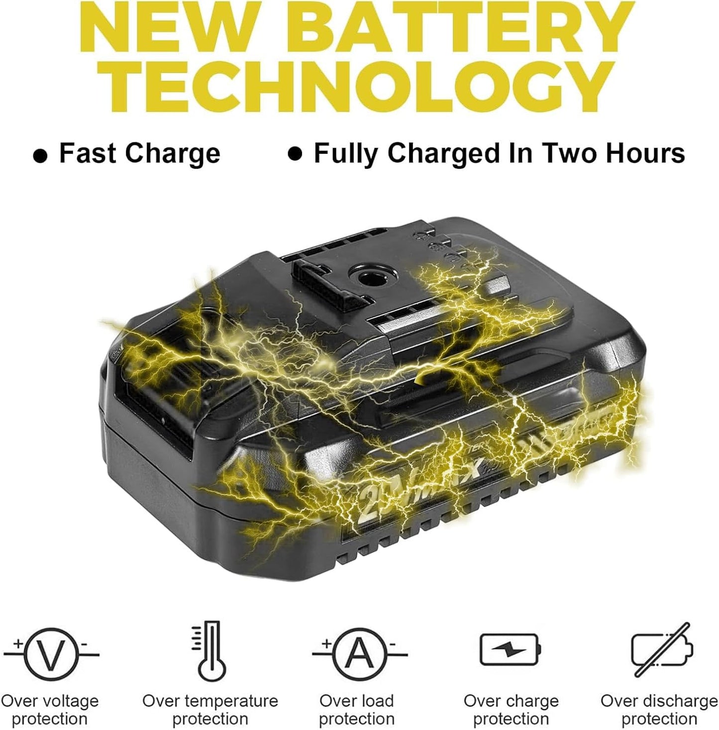 Saker Mini Chainsaw,6 Inch Portable Electric Chainsaw Cordless, Small Handheld Chain saw for Tree Branches,Courtyard, Household and Garden (SK1806D-Y)
