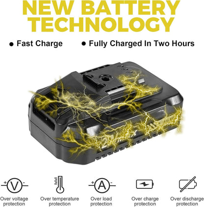 Saker Mini Chainsaw,6 Inch Portable Electric Chainsaw Cordless, Small Handheld Chain saw for Tree Branches,Courtyard, Household and Garden (SK1806D-Y)