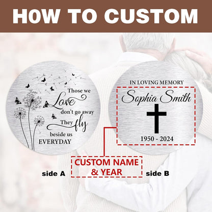 Personalized 36" Bereavement Wind Chimes for Outside, Memorial Gift in Remembrance of a Loved One, Sympathy Gift for Loss of Mother Father Husband, Garden Patio Decor