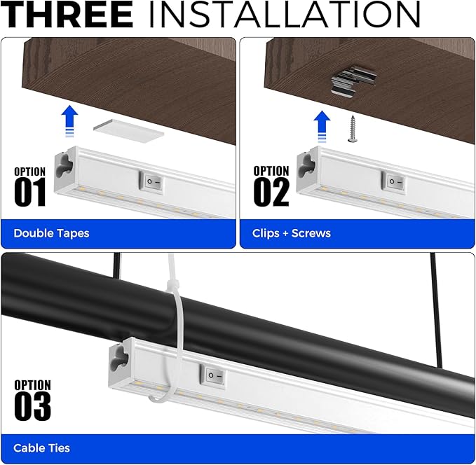 Barrina T5 Grow Lights for Indoor Plants, 2FT 40W (4 X 10W) LED Grow Light with Separate Switch, Linkable Grow Lamp, Indoor Plant Lights for Growth with White Cover, 5000K, 4 Packs
