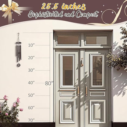 Memorial Gifts for Loss of Grandfather, 25''Memorial Wind Chimes for Loss of Grandpa,Sympathy Gifts for Loss of Grandfather, Bereavement, Condolence, Remembrance Gifts,Windchimes in Memory of Grandpa