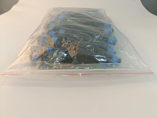 Kalolary 100PCS Irrigation Drippers Drip Emitters, Micro Spray Adjustable 360 Degree Full Circle Pattern Water Flow Bubbler Sprinkler Fits 1/4 (4-6mm) Irrigation Tubing for Garden Irrigation(Blue)