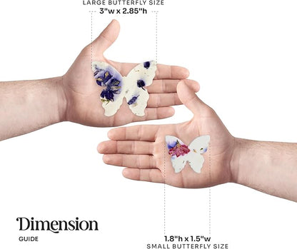 Butterfly Seed Paper – 50pcs Large Purple Plantable Wildflower, Writable & Plantable Gift for Moms, Plant Lover, & Teachers, Ideal for Weddings, Baby Shower, Memorial, & Celebrations