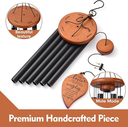 Memorial Wind Chimes, Sympathy Wind Chimes, Sympathy Gifts for Loss of Loved One, Bereavement Gift Baskets, Condolence Funeral Gifts for Loss of Mother Father, Send Love and Concern