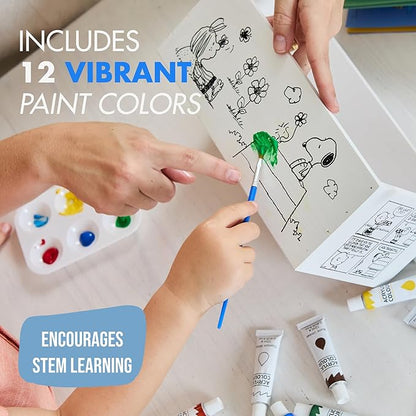 Garden Republic Jr Peanuts Paint & Plant Flower Growing Kit for Kids -Birthday Crafts Gifts for Girls & Boys, Fun Children Gardening Kits