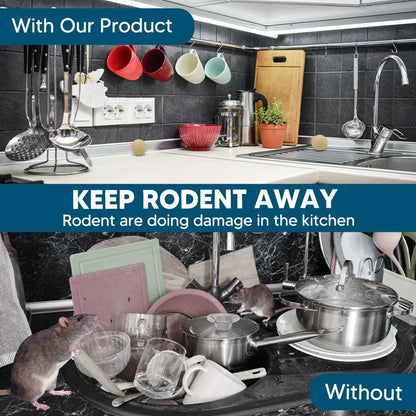 Rodent Repellent, Mice Repellent Indoor, Mouse Repellent Balls for House, Rat Repellent, Peppermint to Repel Mice and Rats, Mouse Deterrent, Mint Mouse Repellent Outdoor, Keep Mouse Away-8Pcs