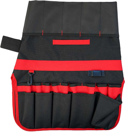 MELOTOUGH Bucket Caddy Organizer Bucket Tool Organizer for Garden Tools Fit 3.5 to 5 Gallon Bucket (Red)