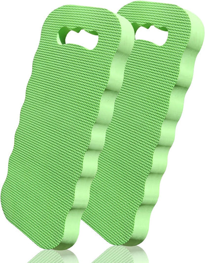 Thick Kneeling Pad 2 Pack, Waterproof, Comfortable Garden Kneeling Pads Stain Resistant, Multi-Functional Kneeler Pad for Gardening, Baby Bath, Yoga, Praying and Exercise (Green)
