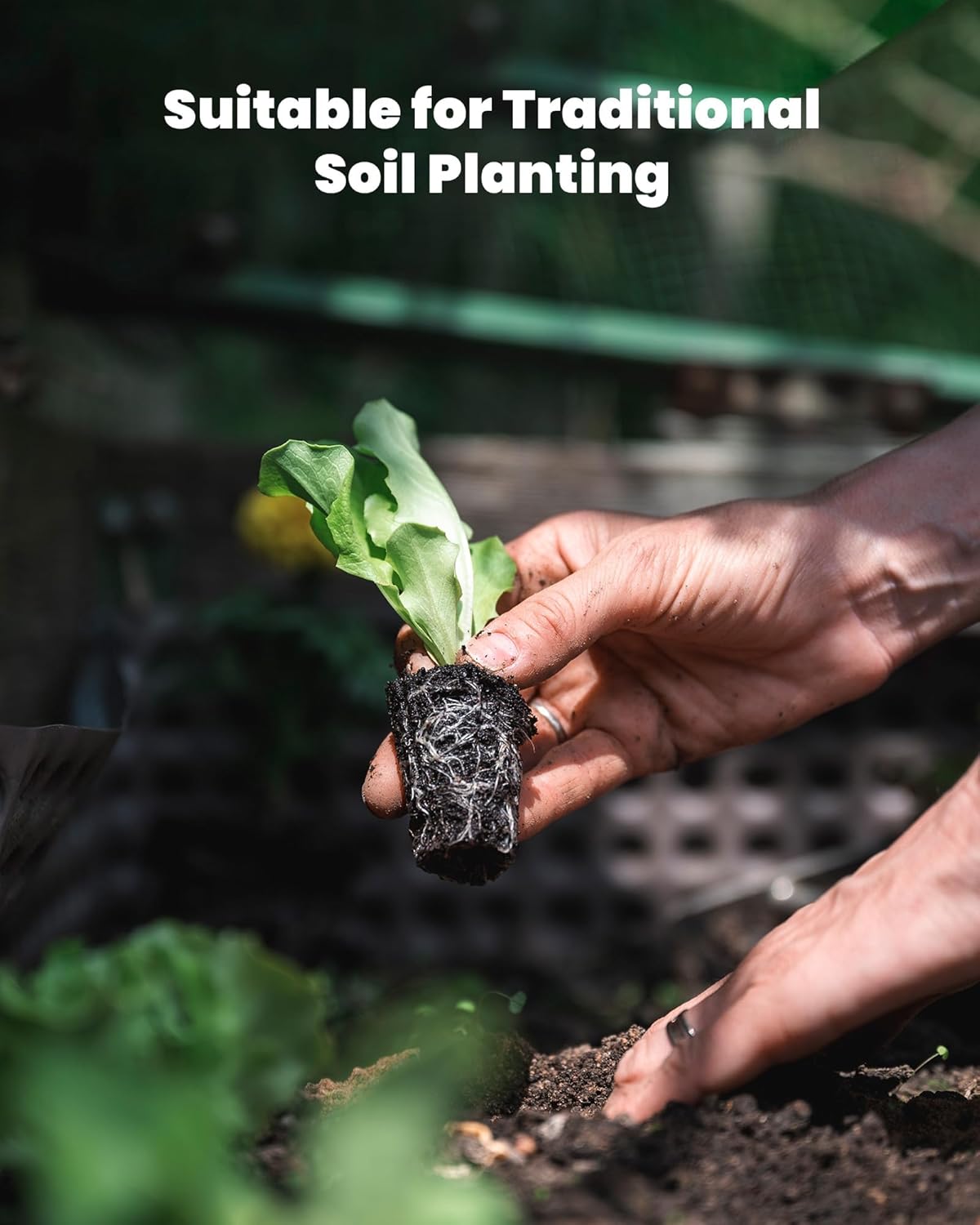 RAINPOINT 69pcs Hydroponic Seed Pod Kit - Growing System Accessories Compatible with All Brands, Grow Anything Kit with 16 Grow Sponges, 16 Grow Baskets, 20 Pod Labels, 16 Domes for Indoor Gardening