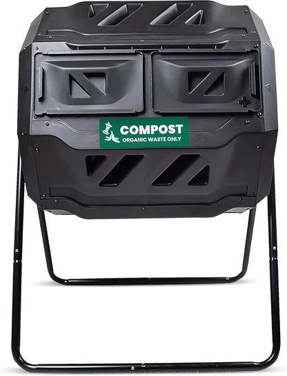 Compost Sticker - Organic Waste Only Bin Label - 3-5 Year Indoor/Outdoor Rated - Heavy Duty, Weather Proof, Ultra Durable - USA Made (6x2 inch), 4 Labels