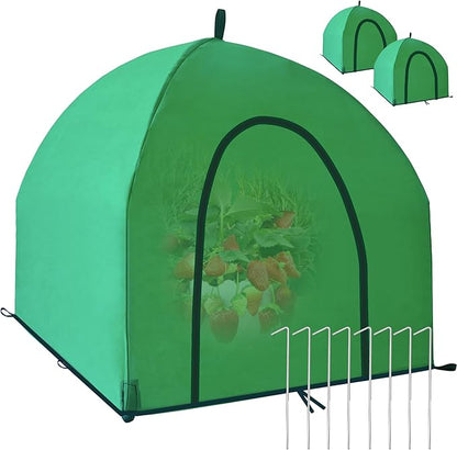 24.5″ *24.5″ *20.5″ Winter Plant Warm Covers - Raised Bed Cover, Warm Tent Freeze Protection Humidity Domes for Germination, Seedling Propagation Protecting Plants from Animals 2PCS