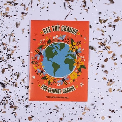 Bentley Earth Day 2025 Bee The Change - Pollinator Flower Mix Seed Packets (25 Packets)