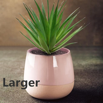 5 Pcs Faux Succulents Set, Realistic Fake Succulents, Artificial Hanging Ornaments Fleshed Plant Textured for Home Garden Wedding Party Decoration (Green)