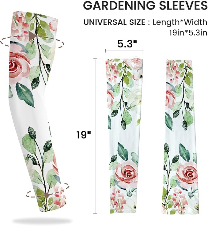 Gardening Sleeves for Women Farm Sun Protection Thorn Proof Cooling Arm Sleeves to Cover Arms for Garden Sports