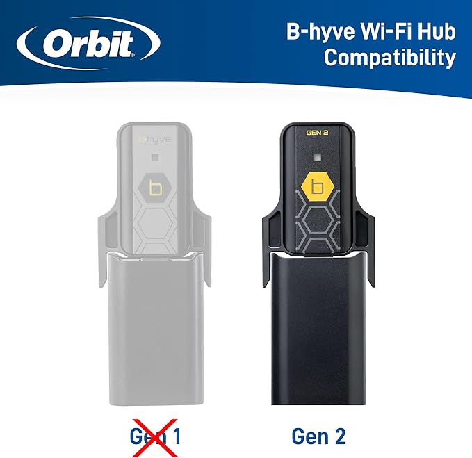 Orbit 90204Z B-hyve Gen 2 Smart Hose Watering Timer with Wi-Fi Hub