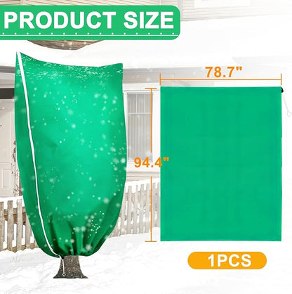 DQS Plant Covers Freeze Protection, 78.7" x94.4" Winter Frost Protection Blankets Frost Cloth,Suitable for Outdoor Winter Frost, Cold Weather, shrubs, Trees, Jackets, and coverings