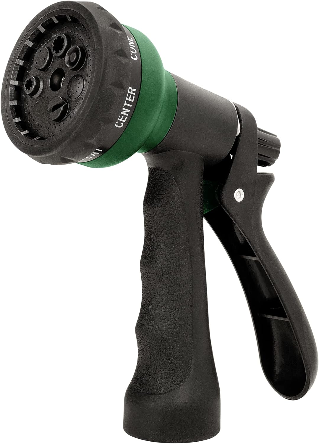 NEXCOVER Garden Hose Nozzle Sprayer - 7 Adjustable Watering Patterns Nozzle for Water Hose, Non-Slip Garden Spray Nozzle Hose Attachment for Car Washing, Watering Plants, Pets Showering,Lawns Cleaning