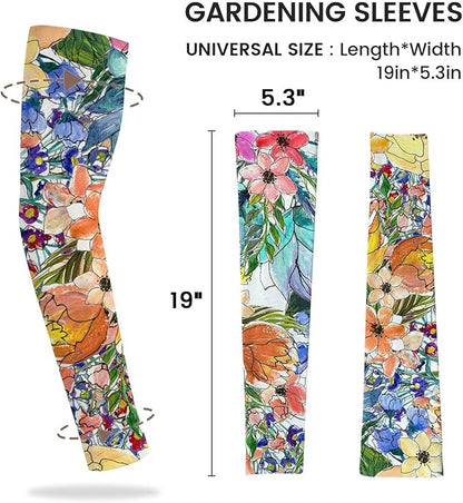 Gardening Sleeves for Women Farm Sun Protection Thorn Proof Cooling Arm Sleeves to Cover Arms for Garden Sports