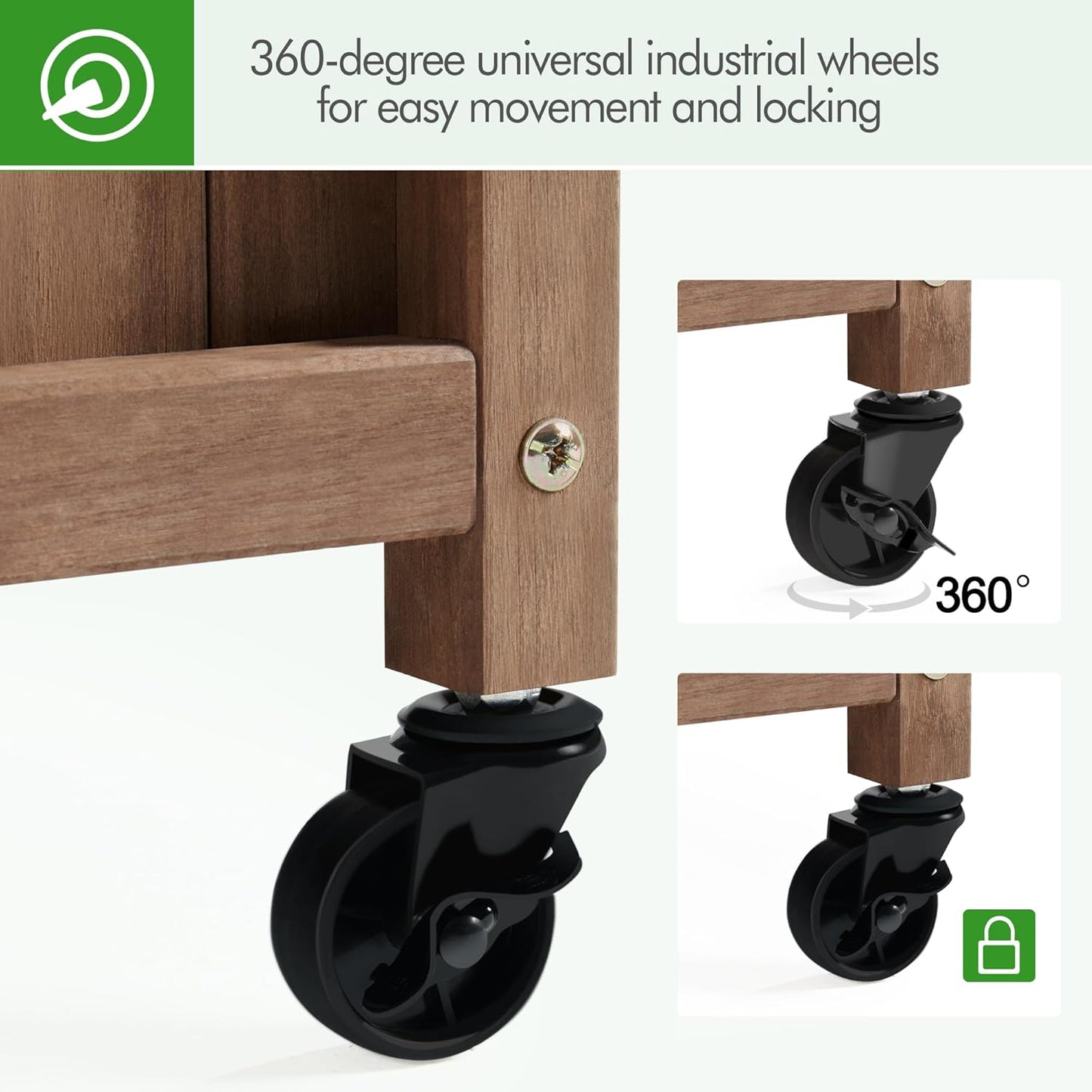 Yaheetech 72" H Horticulture Garden Planter with Trellis for Vine Climbing Plants, Raised Box Outdoor w/Drainage Holes Raised Garden Bed Planter Box for Flowers, Dark Brown