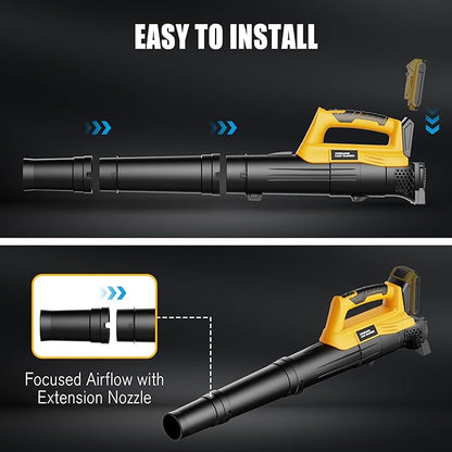 Houselife Cordless Hedge Trimmer and Leaf Blower Combo Compatible with Dewalt 20V Max Battery (Tool Only), 18'' Battery Powered Hedge Trimmers and Electric Leaf Blowers Lawn Care, Yard, Garden