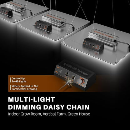 SPIDER FARMER SF2000Pro, Samsung LM301H EVO Led Grow Light, Full Spectrum Plant Grow Light, Dimmable & High Efficiency & Deeper Penetration Lamps for Seed Starting Vegetables Bloom in 3x3 Grow Tent