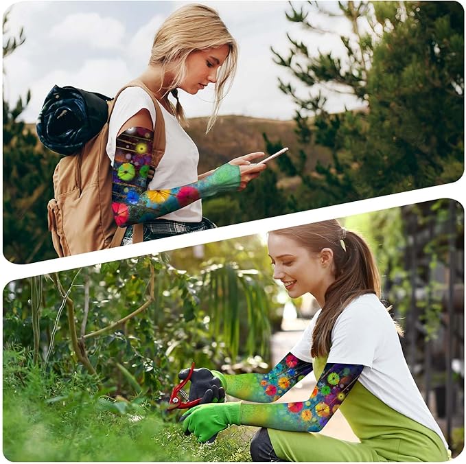 Gardening Sleeves for Women Farm Sun Protection Thorn Proof Cooling Arm Sleeves to Cover Arms for Garden Sports