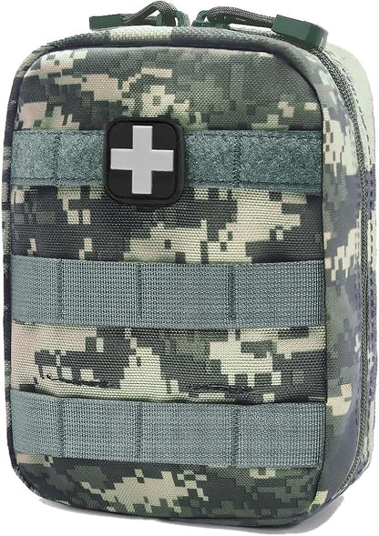 Carlebben EMT MOLLE Ifak Pouch Tactical MOLLE Medical First Aid Kit Utility Pouch ACU Camouflage
