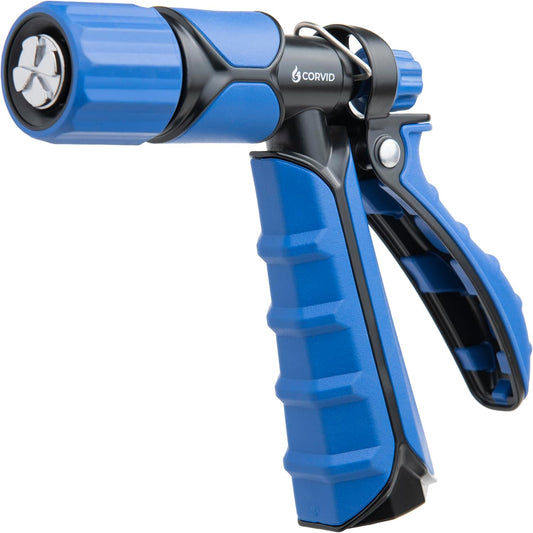5-Pack Corvid Heavy Duty Rear Trigger Adjustable Spray Hose Nozzle – Durable Zinc Construction with Adjustable Stream Control – Ideal for Car Washing, Lawn & Garden, and Outdoor Cleaning Tasks