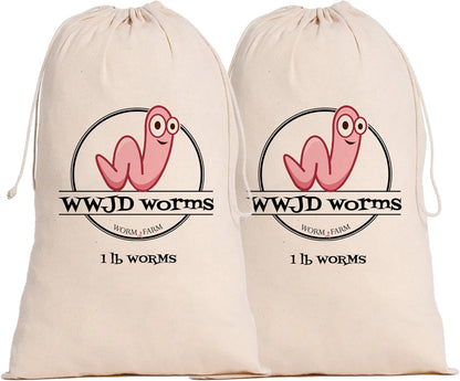 Red Wigglers Composting Worms - 2lb Red Worms for Composting Bin, for Plants or Gardening, Compost Worm for Soil Fertility & Worm Farm, Easy to Manage