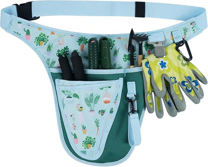 KUNN Garden Tool Pouch Apron with Pockets for Gardening,Florists,Carpenter,Construction