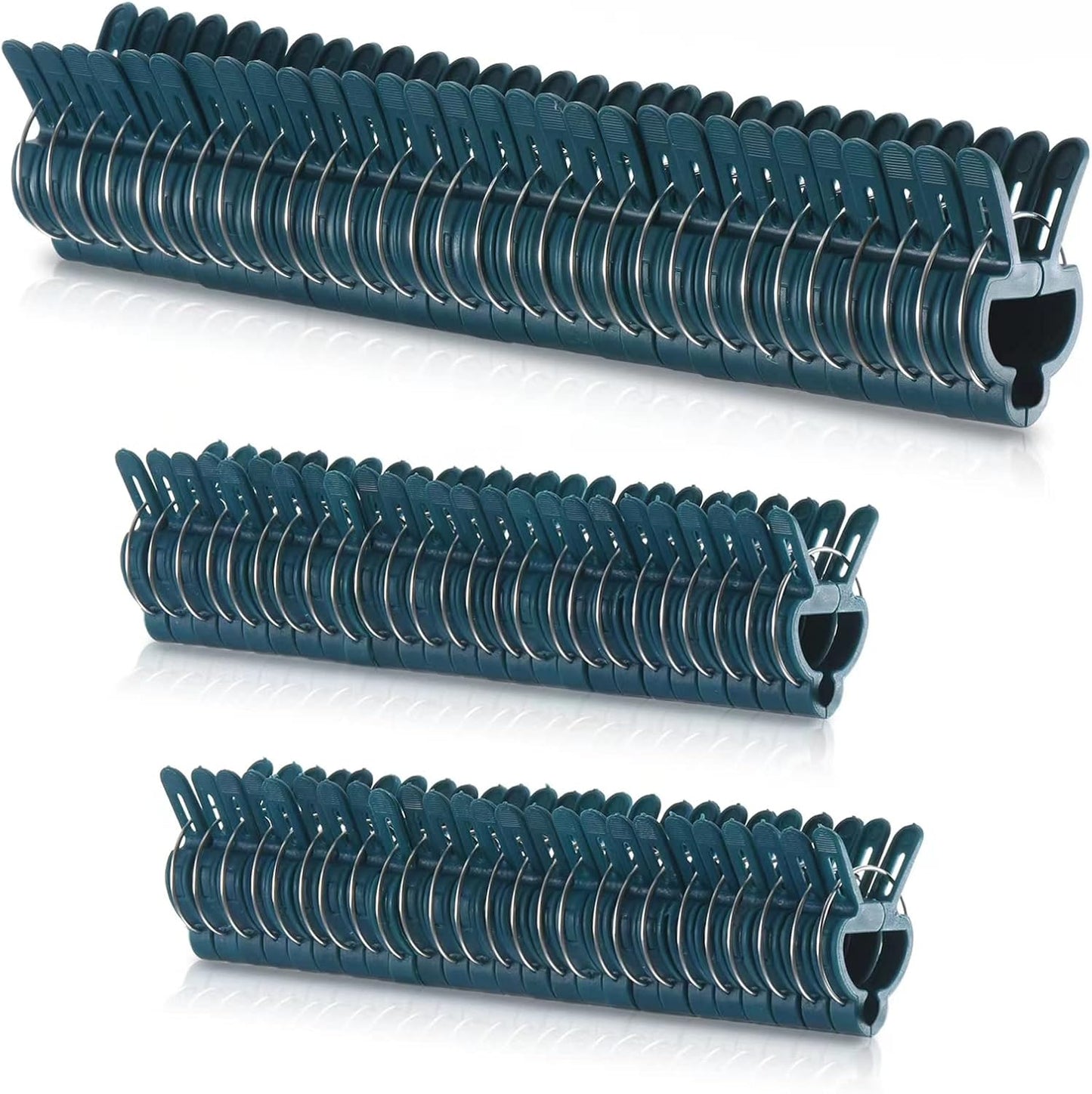 Plant Support Clips, 80 PCS Gentle Flower Plant Clamps for Supporting Vine Climbing Plants, Gardening Lever Loop Gripper Clips Help Stems Vines Grow Straight Upright, 2 Sizes in one Pack