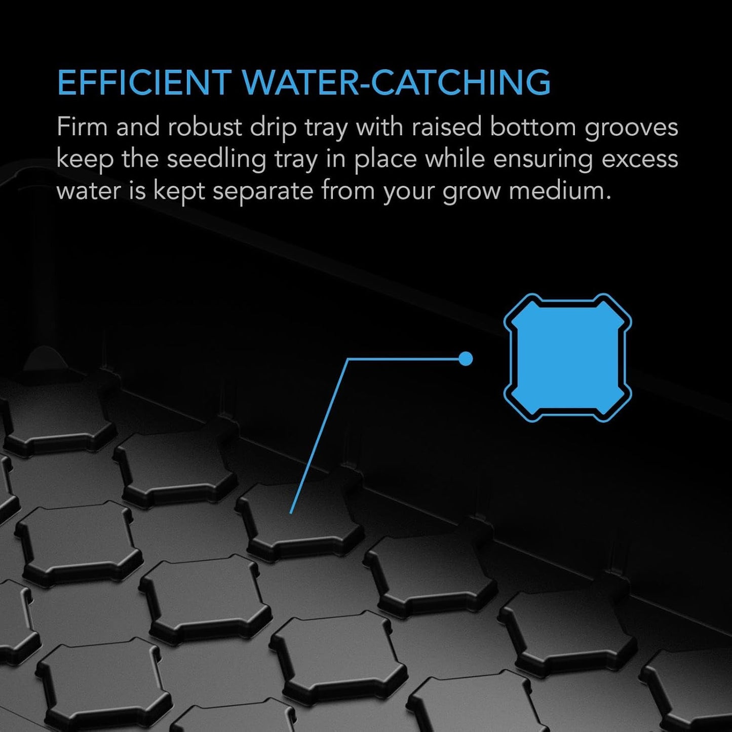 AC Infinity Humidity Dome, Heavy-Duty Germination Kit with 3 mm Thickest Dome, Sturdy Drip Tray, 5x8 Cell Seedling Tray, Vented Height Extension Panels, for Seed Starting, Propagation, Cloning Plants