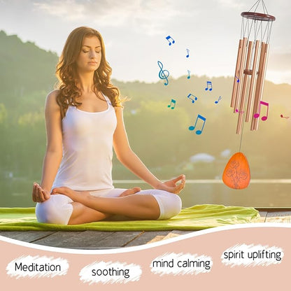 Moms Wind Chimes, Gifts for Mom, Thanksgiving Christmas Mother's Day Best Gift for Mom, Mother Birthday Gift from Daughter Son, Love Reminder Gifts