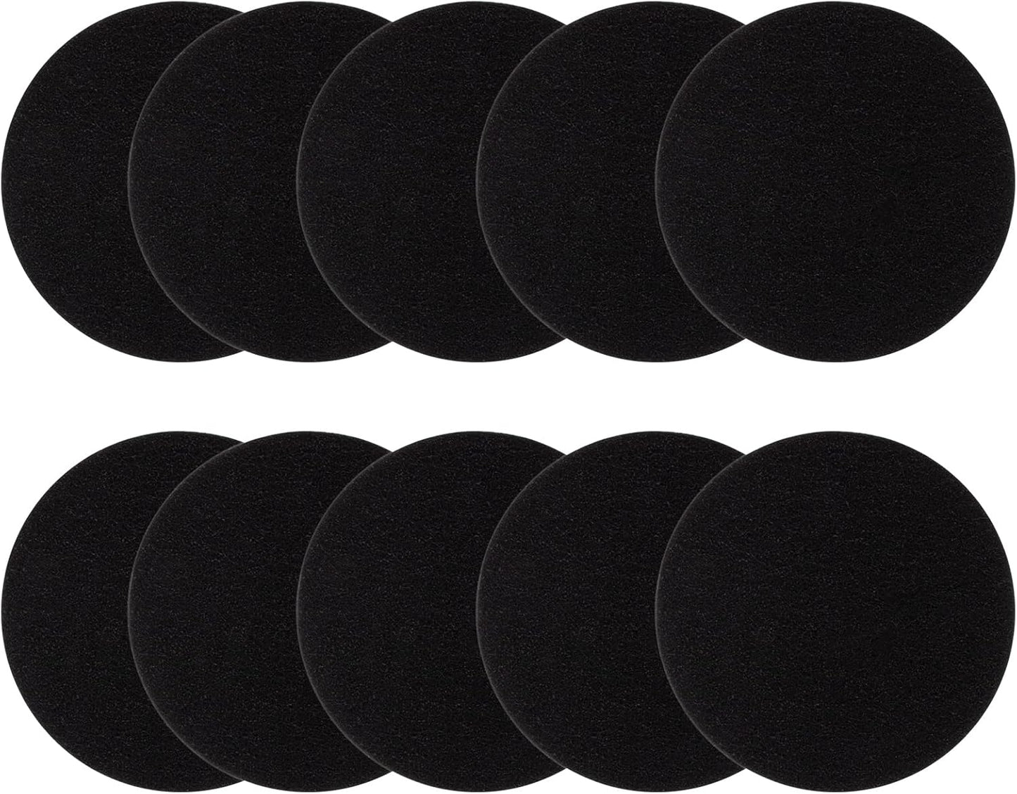 10 Pack Charcoal Filters for Kitchen Compost Bin, Compost Filters for Countertop Bin Pail Replacement, Activated Charcoal Home Bucket Refill Sets, Round 6.7 Inch