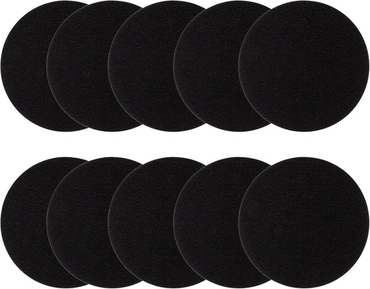 10 Pack Charcoal Filters for Kitchen Compost Bin, Compost Filters for Countertop Bin Pail Replacement, Activated Charcoal Home Bucket Refill Sets, Round 6.7 Inch